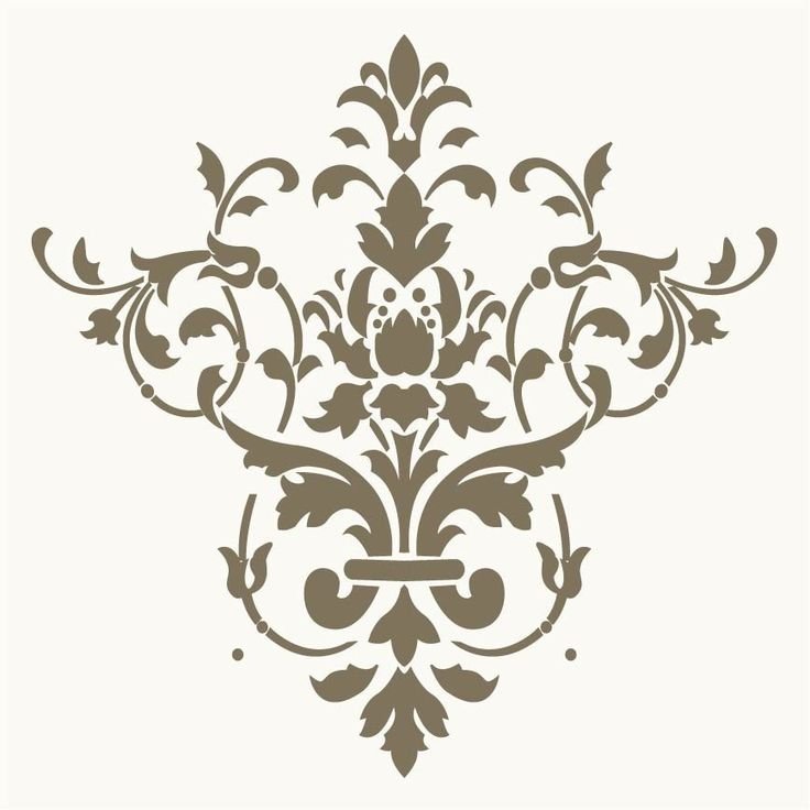 Орнамент для мебели трафарет