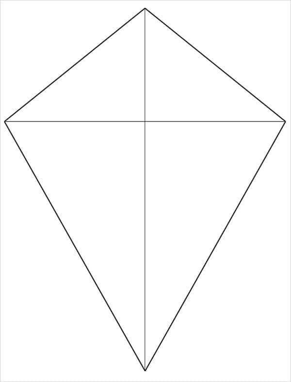 Трафарет ромбы