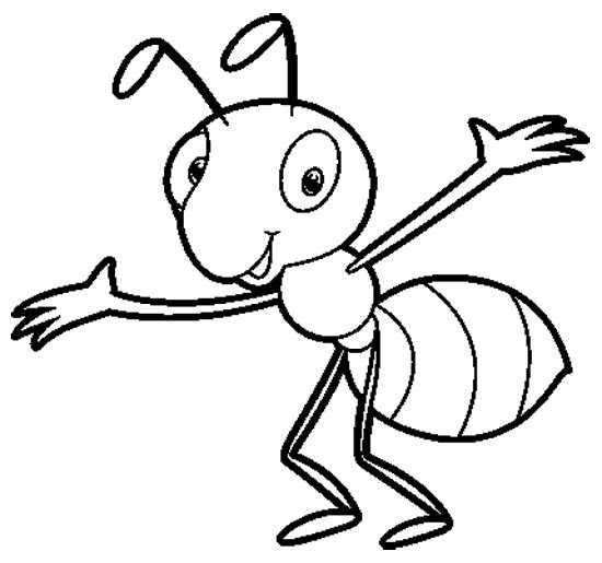 Муравей рисунок для детей