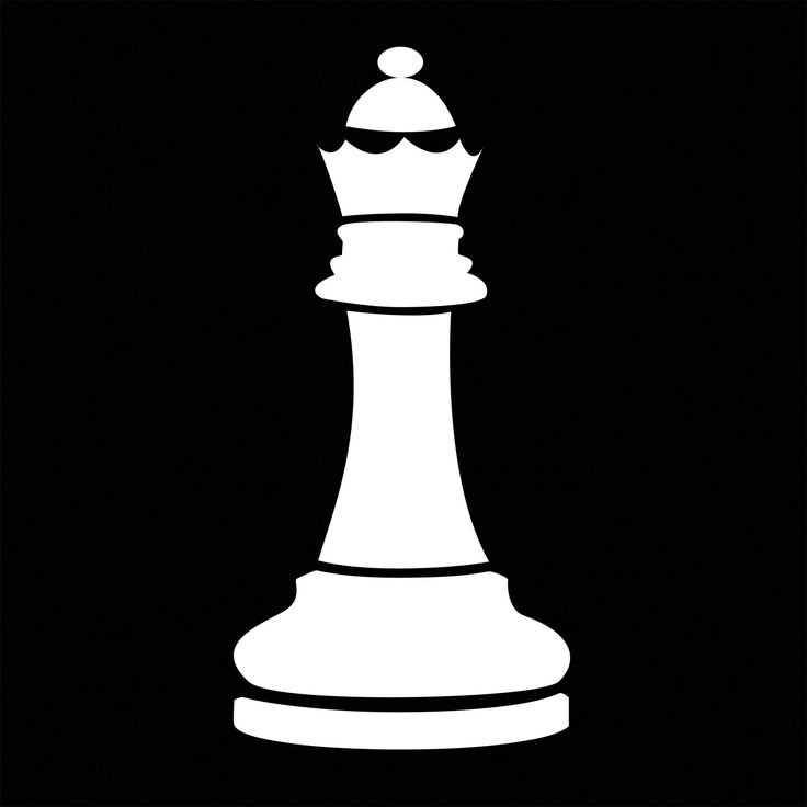 Шахматная фигура ферзь раскраска