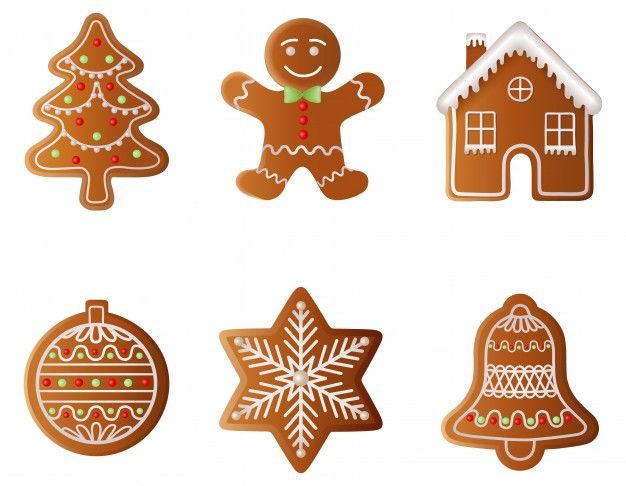 Новогодние пряники печенье