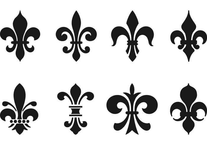 Геральдическая Лилия (fleur-de-Lis)