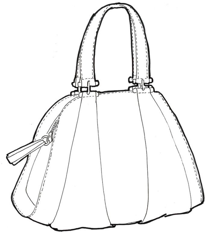 Сумочка раскраска для детей