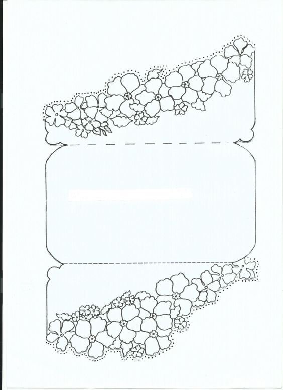 Макет конверта для плоттера