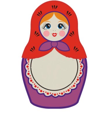 Матрешка шаблон