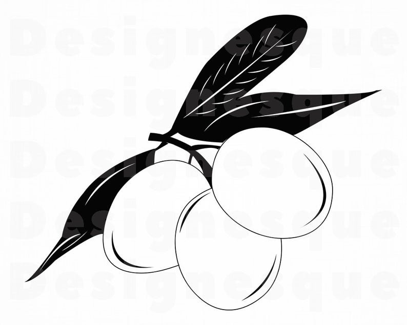 Оливки силуэт