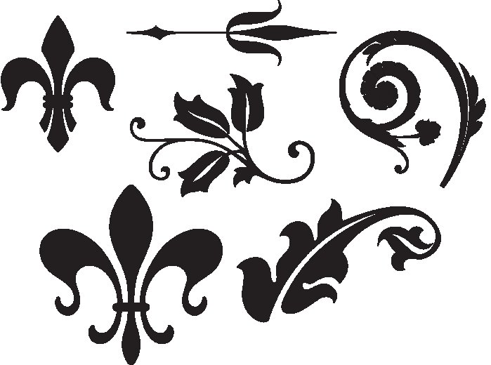 Трафарет узоры