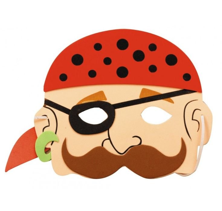Маска пират детская