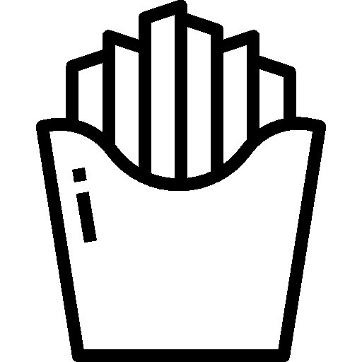 Картошка фри иконка