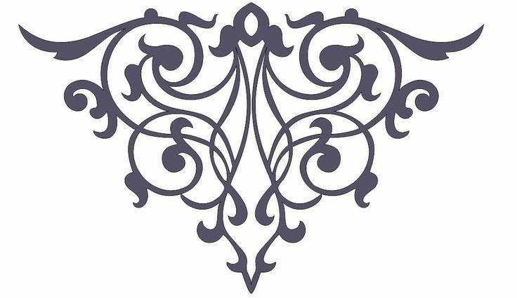 Орнаменты и узоры трафареты