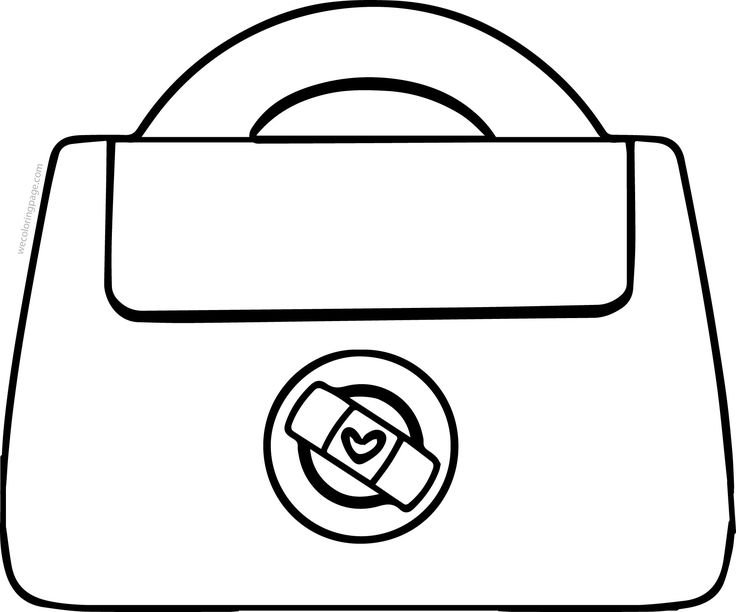 Сумочка раскраска для детей