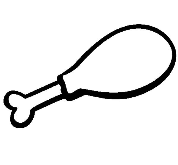 Мясо раскраска для детей