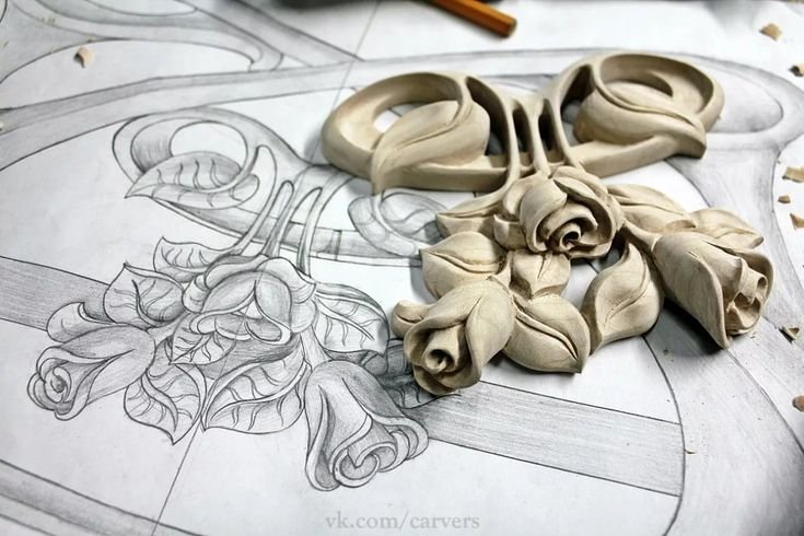 Красивые узоры для резьбы по дереву