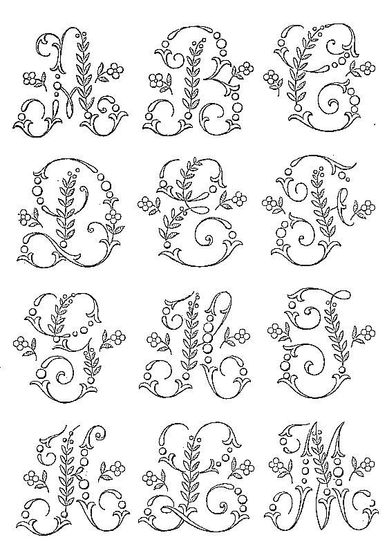 Каллиграфические узоры