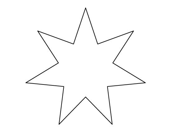 Звезда для вырезки