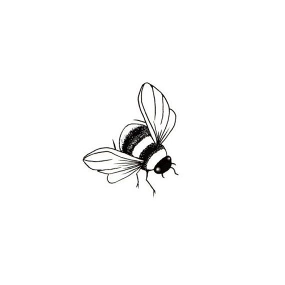 Шмель тату эскиз