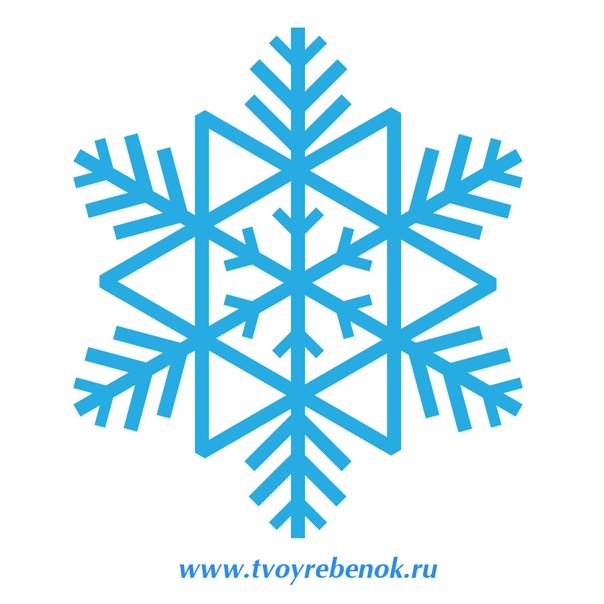 Снежинки для 3д ручки