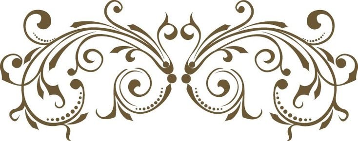 Трафарет вензеля для декора