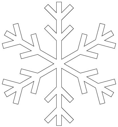 Шаблоны снежинок