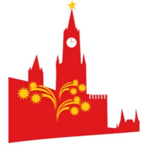 Очертания Кремля для фона детские