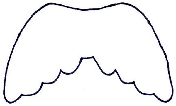 Крылья ангела шаблон