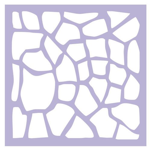 Трафарет камня для декора стен