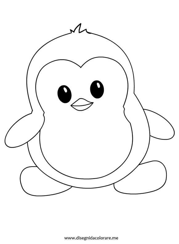 Раскраска пингвинчикик