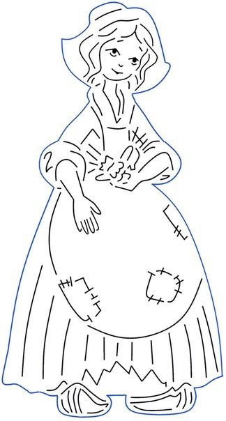 Вытынанки сказочные персонажи