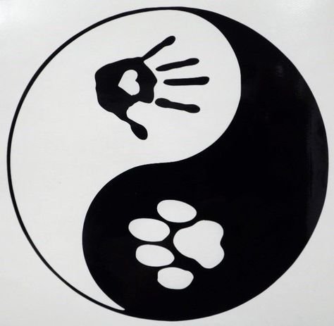 Наклейка Инь Янь