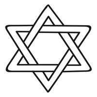 Звезда Давида орнамент иудейский