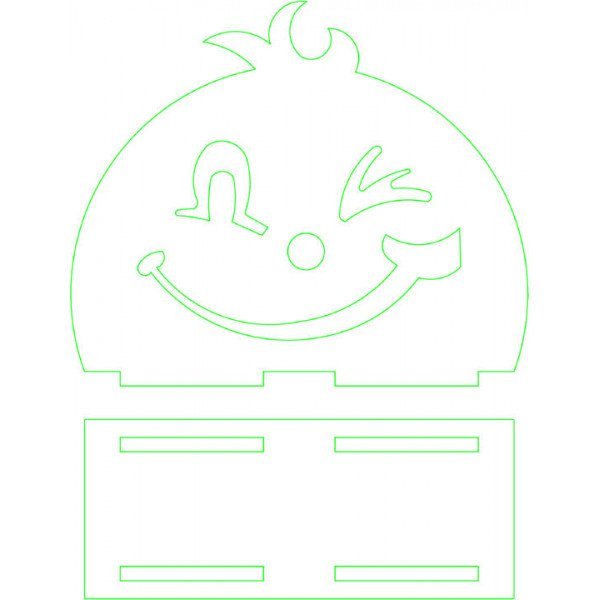 Чертеж салфетницы