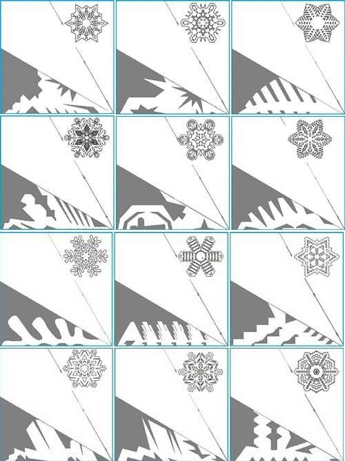 Узоры для снежинок