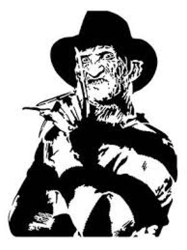 Фредди Крюгер силуэт