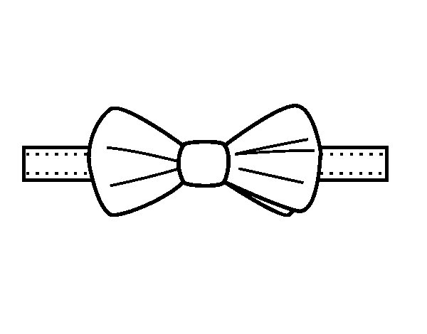 Галстук-бабочка с рисунком