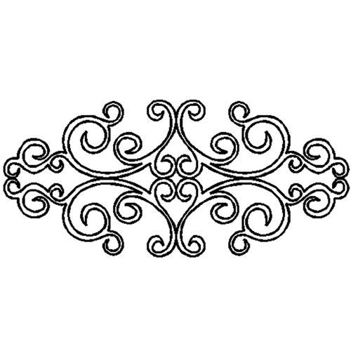 Трафарет вензеля