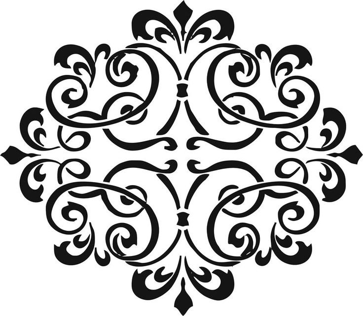 Трафарет вензеля