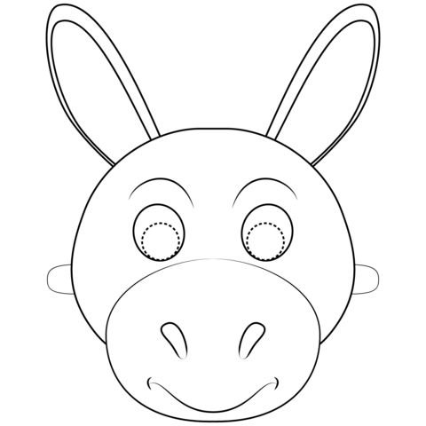 Маска ослика