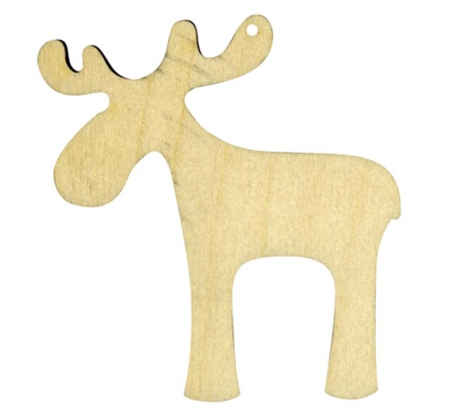 Фигурка оленя из дерева