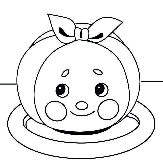 Раскраска "Колобок"