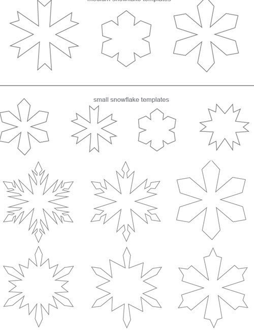 Маленькие снежинки