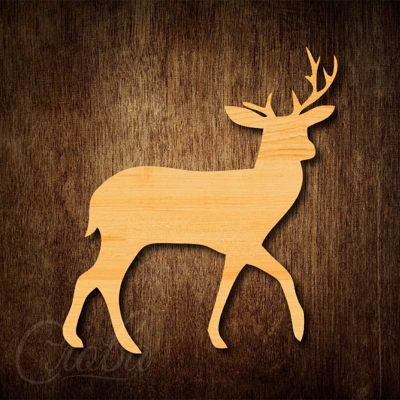 Олень из картона