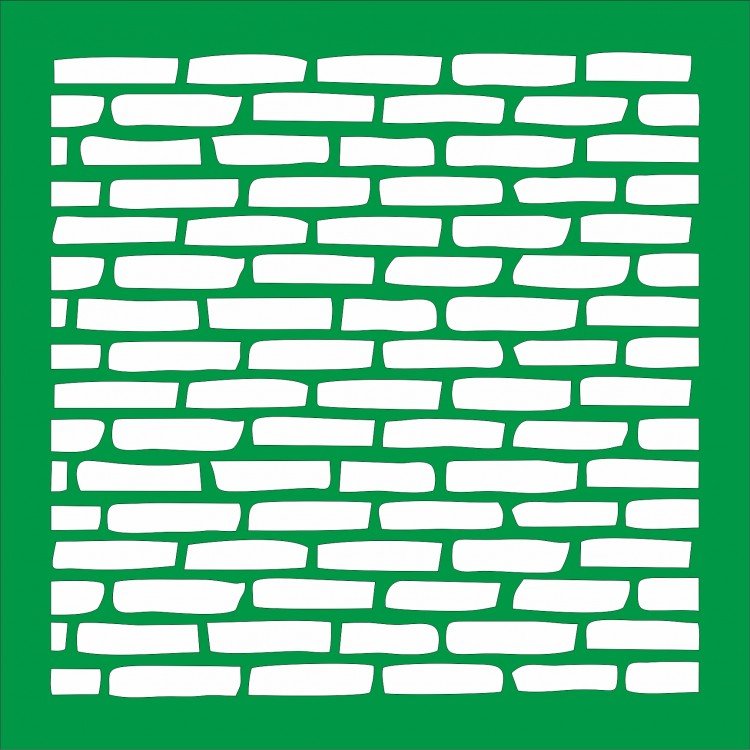 Трафарет кирпич