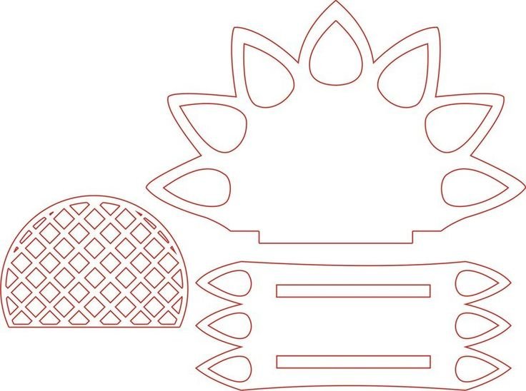 Салфетница чертеж