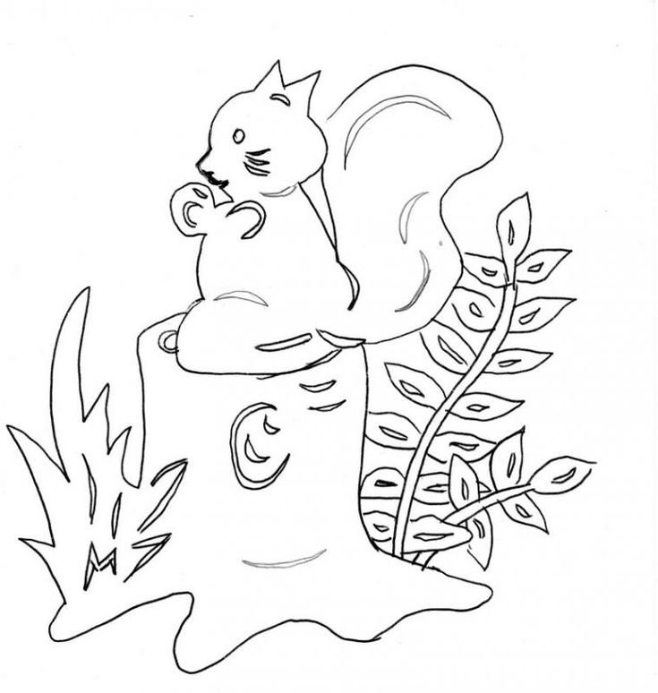 Трафареты на окна осень