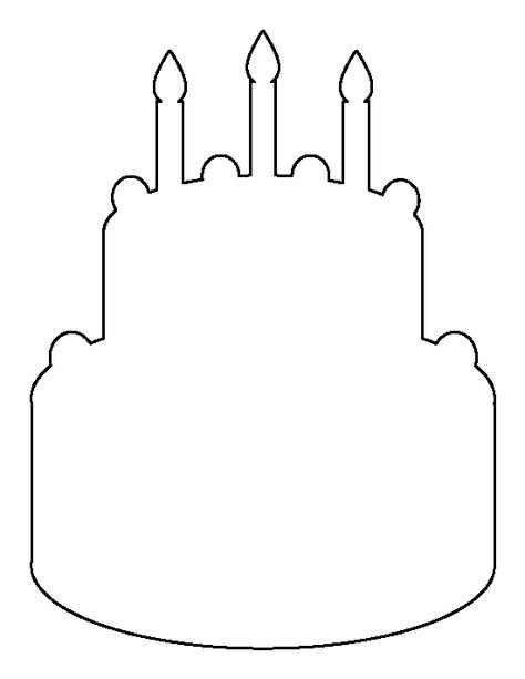 Трафарет с днём рождения на торт