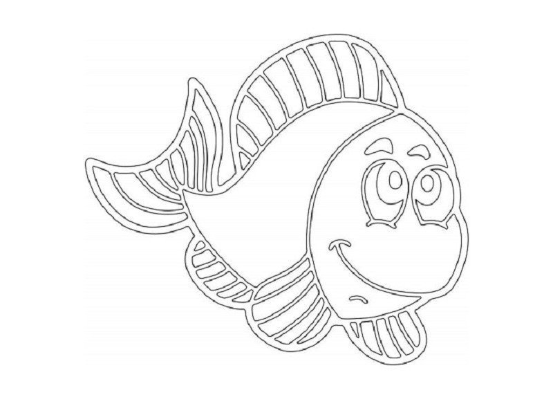 Трафарет "рыбки"