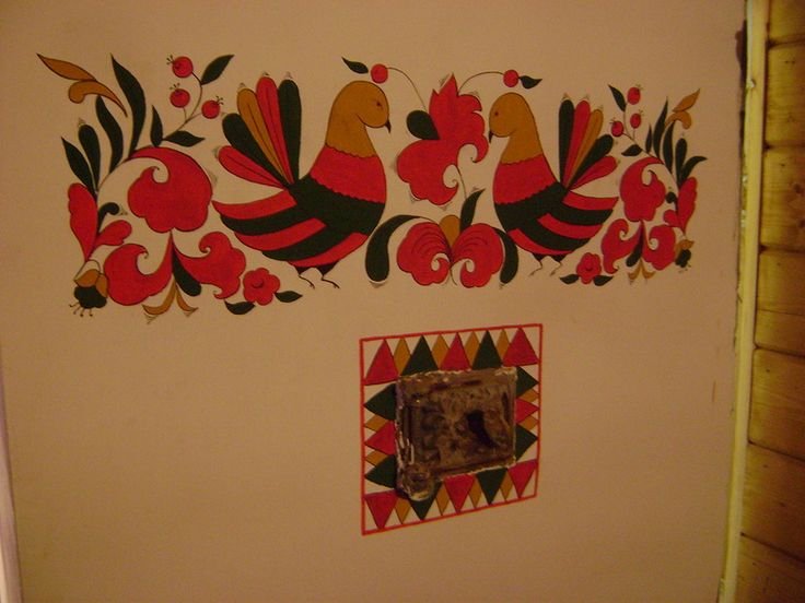 Роспись печи