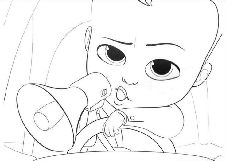 Раскраска босс молокосос 2