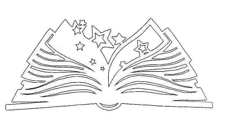 Трафареты книга на окна 26 фото
