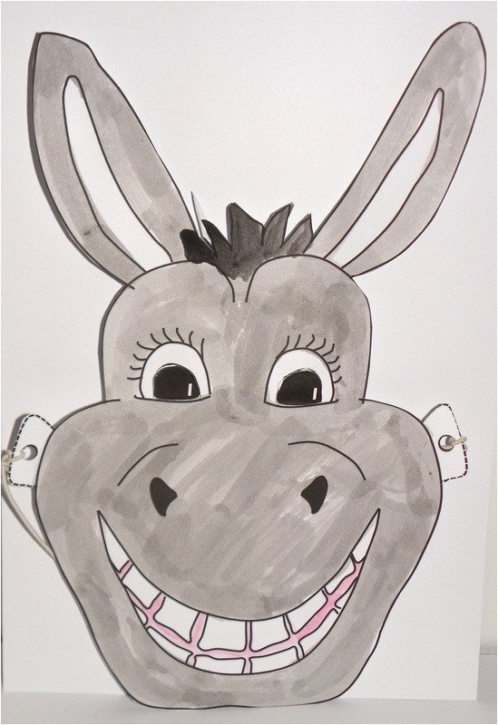 Маска осла из басни квартет